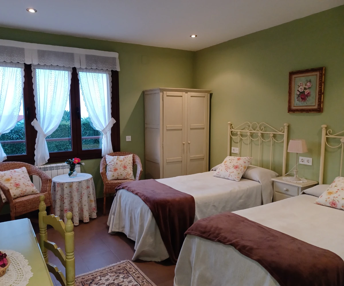 la pomarada del mar casa rural en asturias la peral habitacion